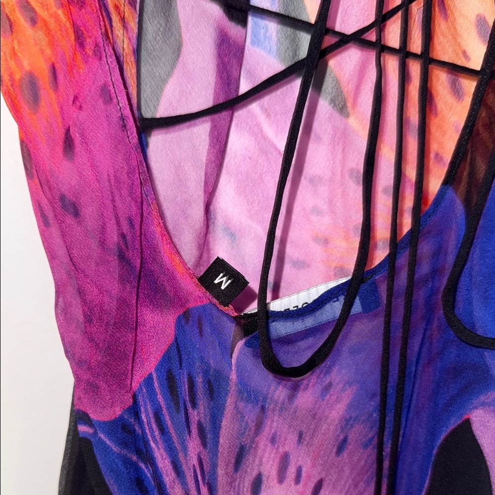 Retrofête VIENNA SILK DRESS coverup / dress - worn once - Picture 11 of 13